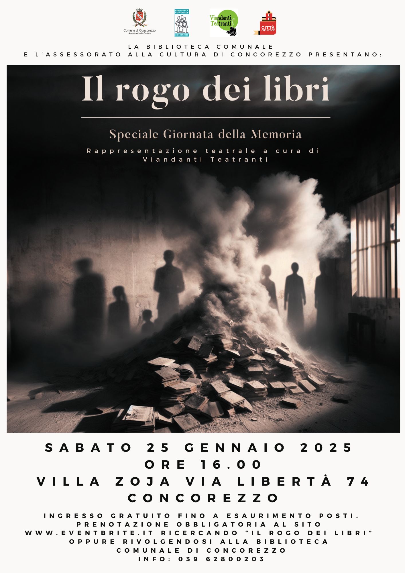 Il rogo dei Libri - Giornata della Memoria 2025