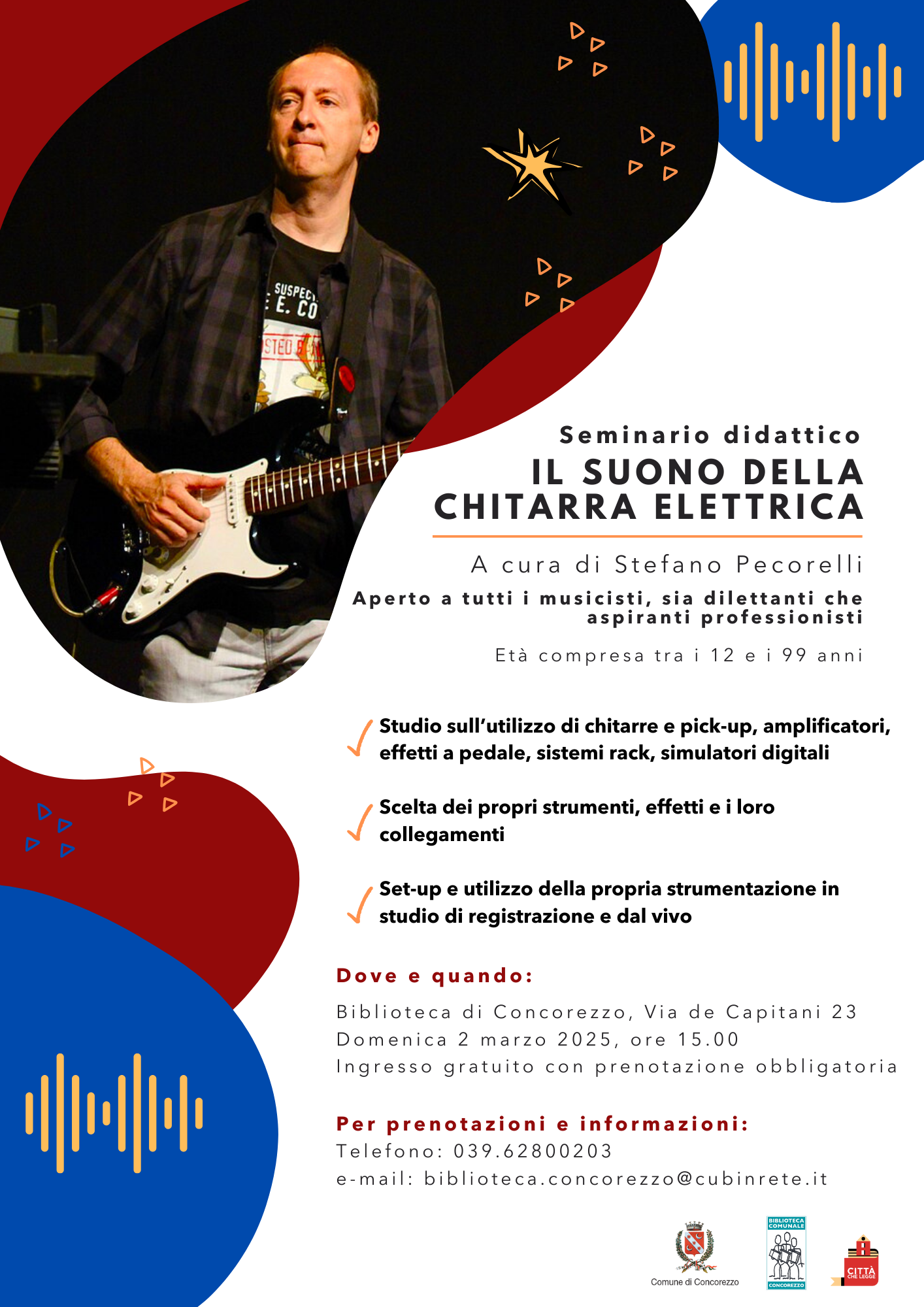 Il suono della chitarra elettrica - Seminario didattico in Biblioteca